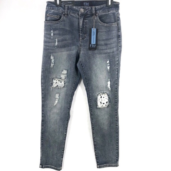 FDJ Denim - NEW FDJ French Dressing Jeans Olivia Lace Distress